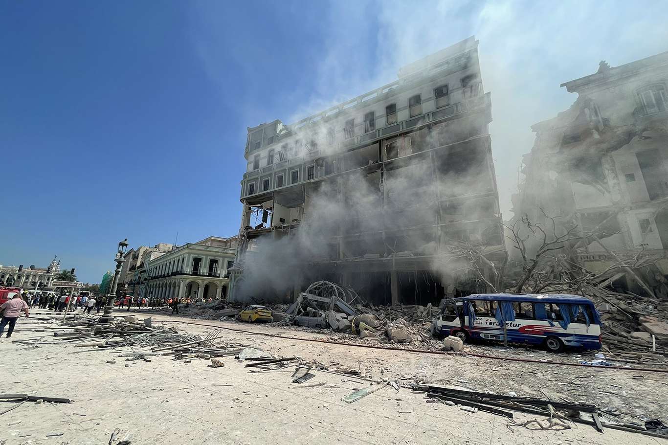 At least 22 killed, 64 injured after massive explosion in Havana hotel